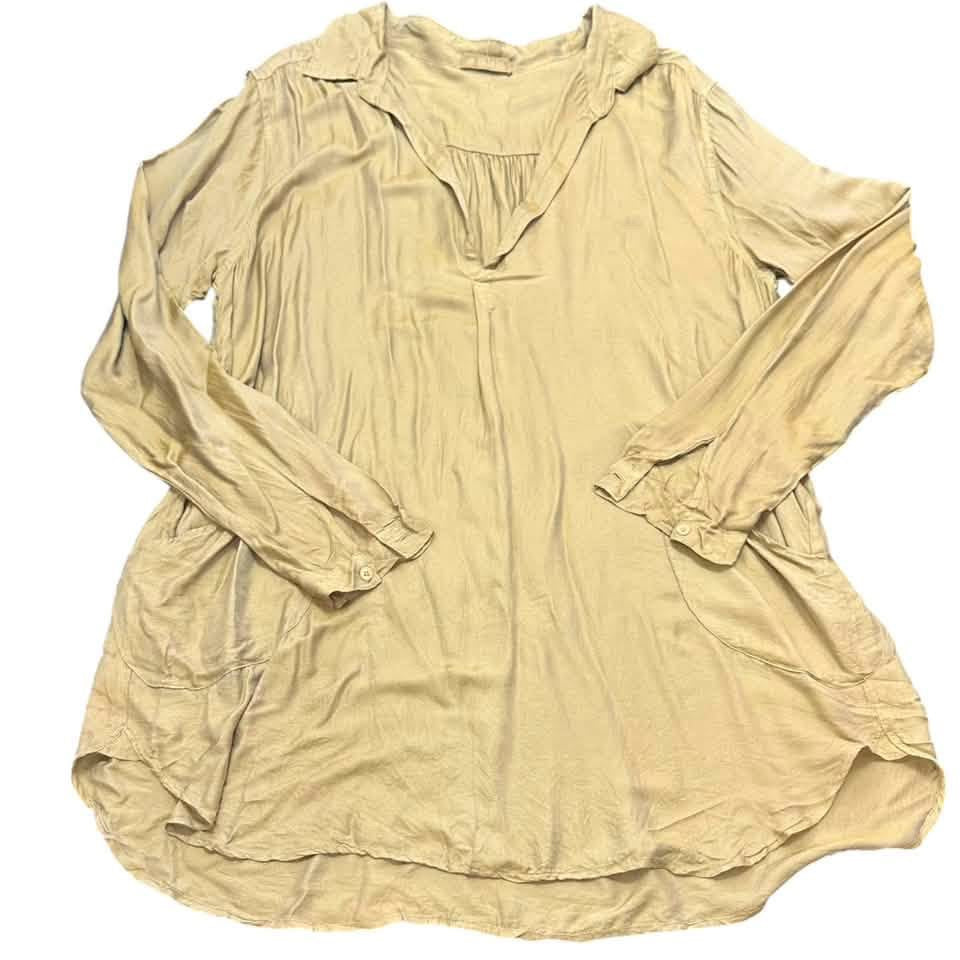 CP SHADES GREEN POPOVER TUNIC POCKETS 100 LARGE