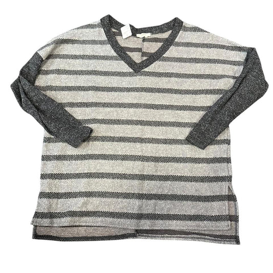 A.GAIN STRIPED SWEATER  1XL