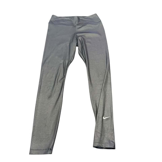 NIKE DRI FIT MID RISE SHINE TIGHTS BLACK 139 SMALL