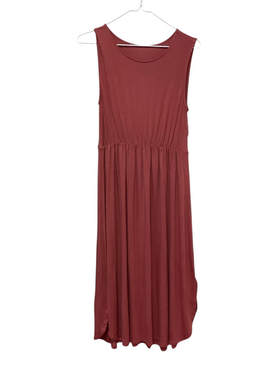 DAILY RITUAL BRICK RED DRESS - MEDIUM - 152