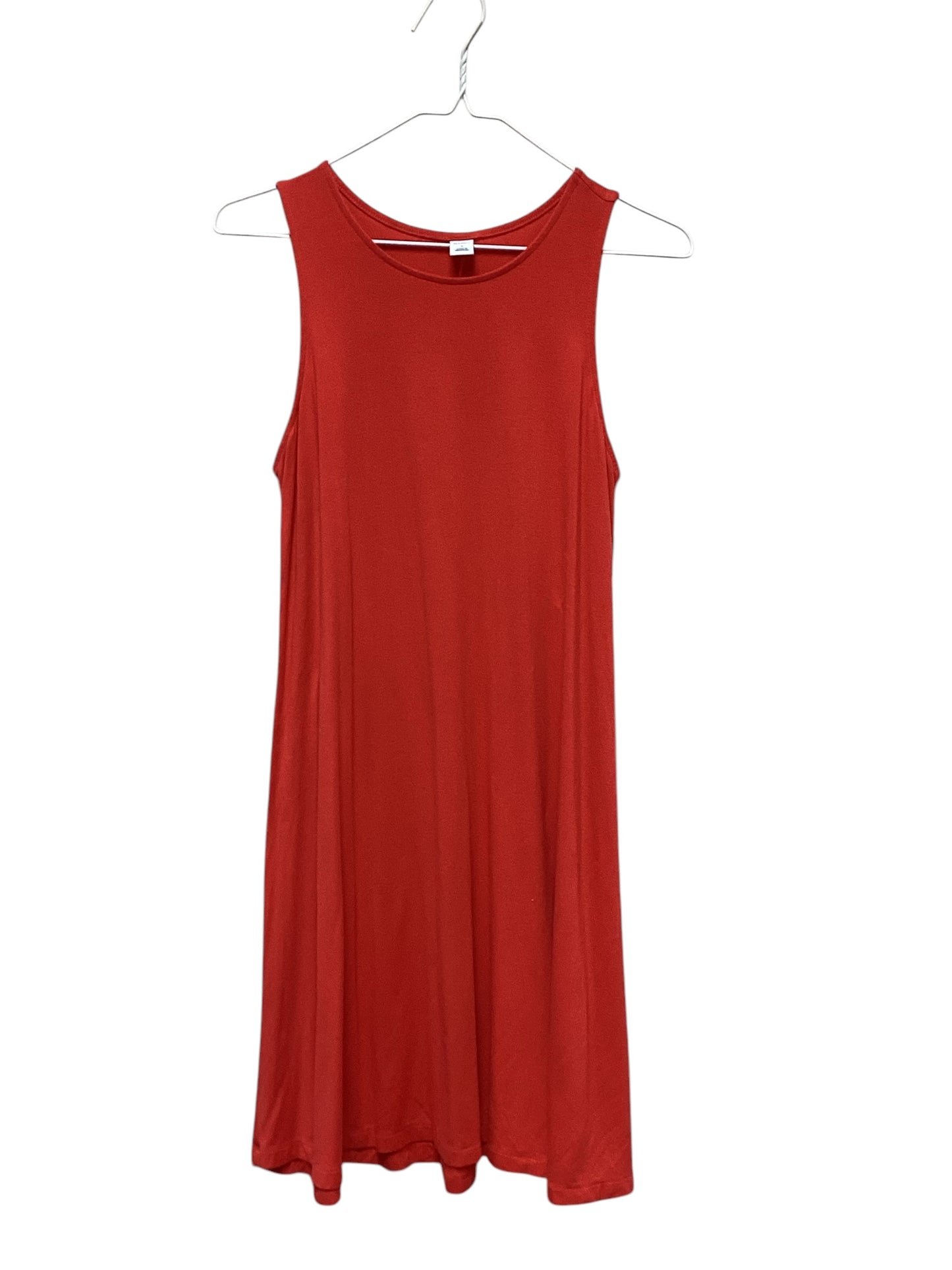 OLD NAVY RED SWING DRESS - SMALL - 8