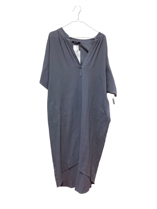 YANAK - GRAY COTTON GAUZE MAXI DRESS