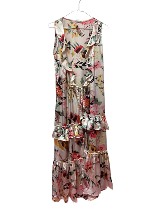 LOVE LIKE SUMMER FLORAL WRAP DRESS - SMALL- 84