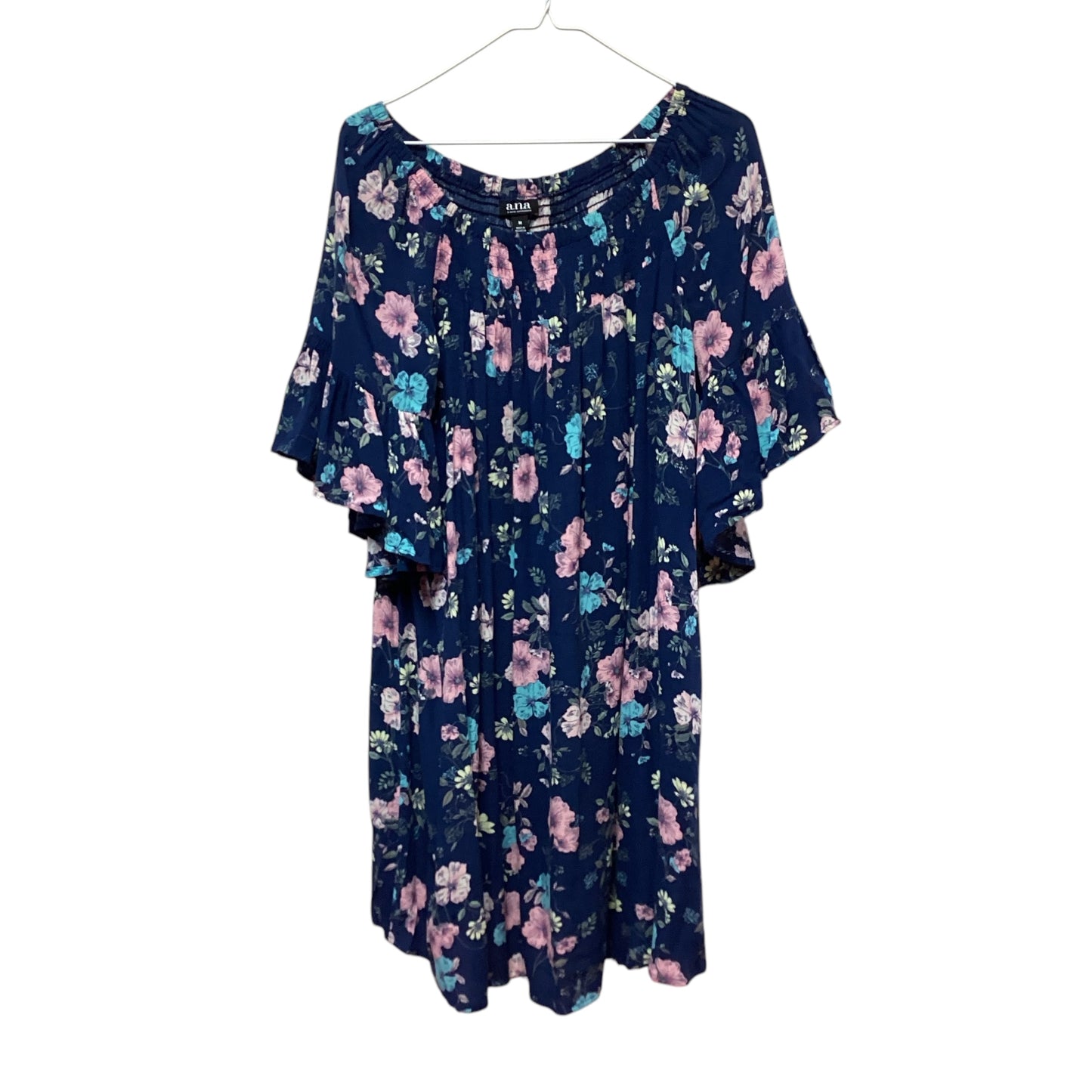 ANA NAVY FLORAL DRESS - MEDIUM - 152