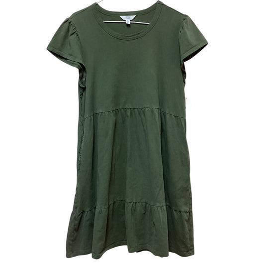 TIME & TRU GREEN TIERED DRESS - MEDIUM - 181