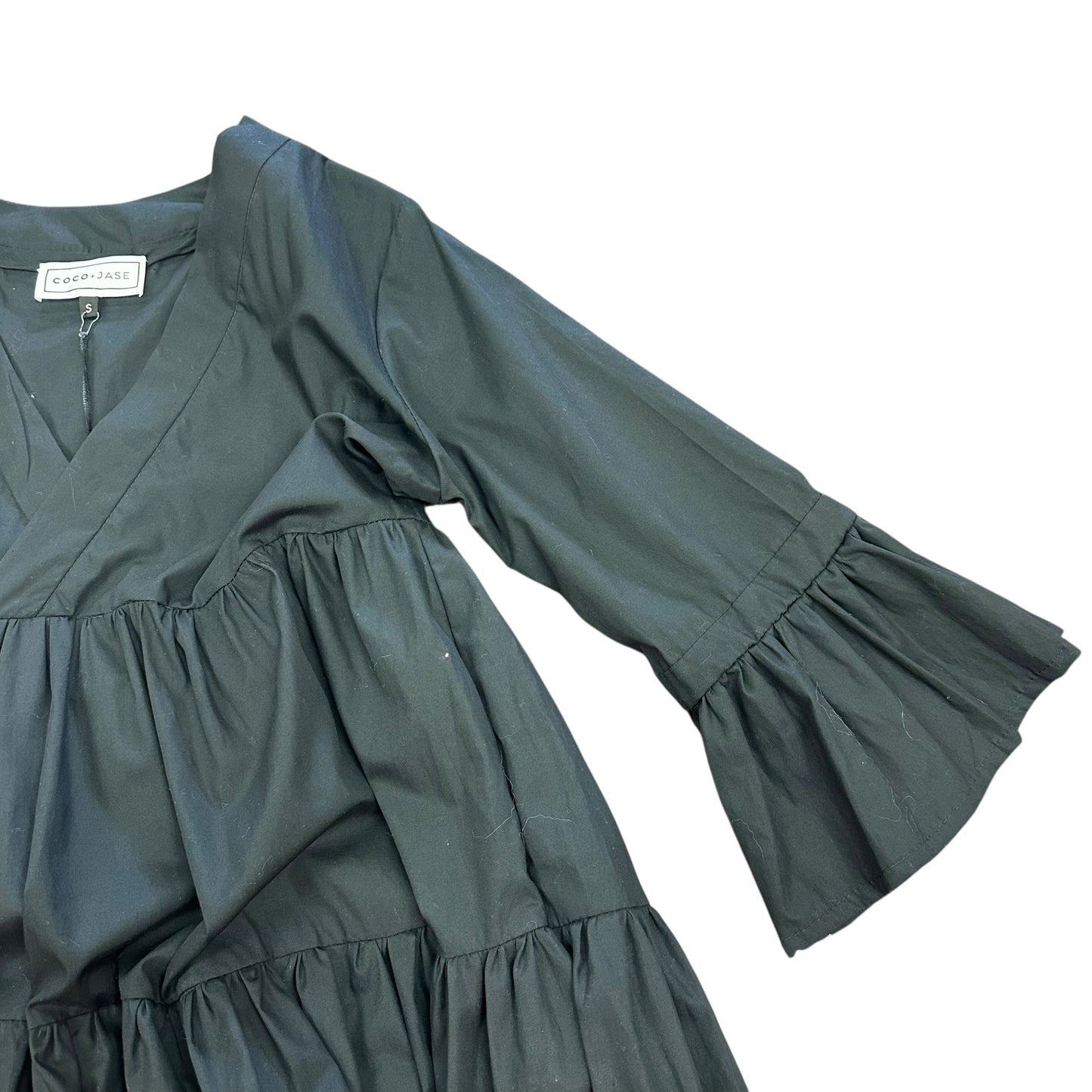 COCO JASE BLACK LISA MAXI DRESS 38 NWT $425 SMALL