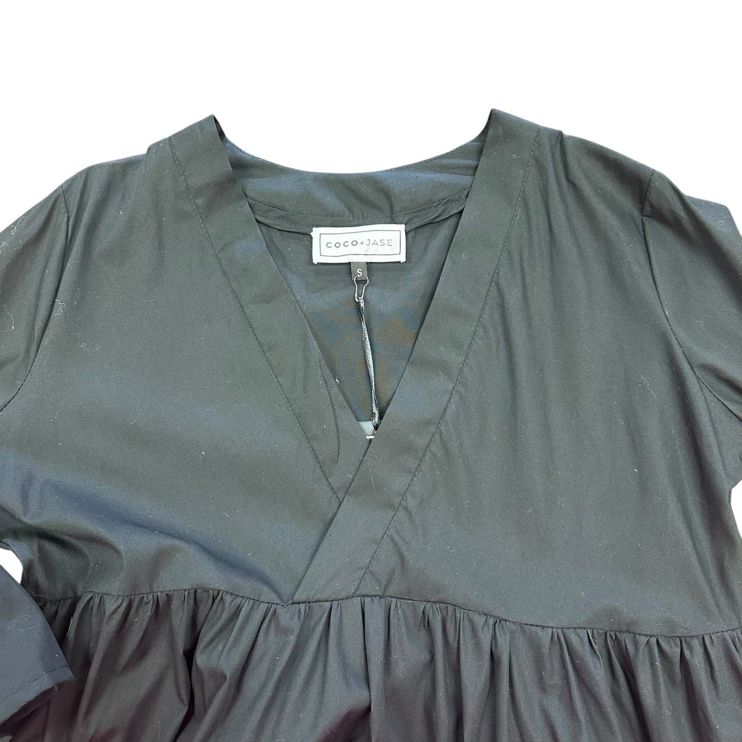 COCO JASE BLACK LISA MAXI DRESS 38 NWT $425 SMALL