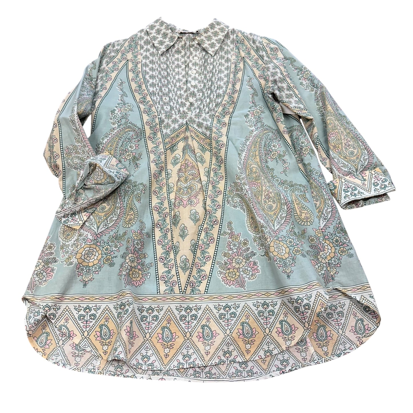 SOFT SURROUNDINGS POPOVER TUNIC DRESS 87 SMALL