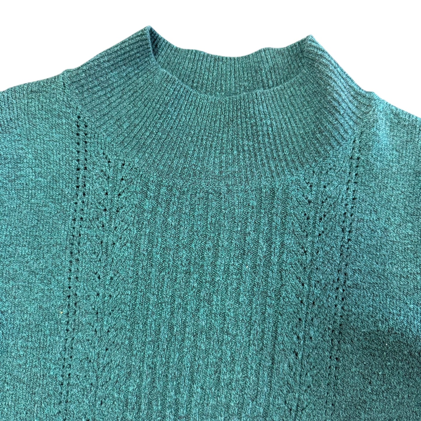 OLD NAVY GREEN MOCKNECK SWEATER 245 SMALL