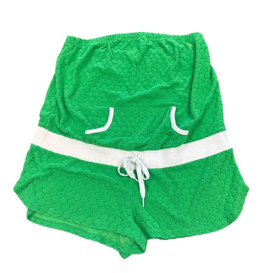 OP GREEN TERRYCLOTH ROMPER 185 XL