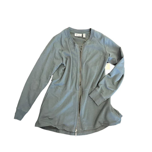 D&CO BLUISH GRAY FULL ZIP  XXS - SMALL