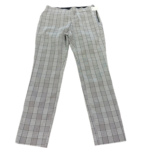 A NEW DAY PLAID PANTS SIDE ZIP 223 Sz 2