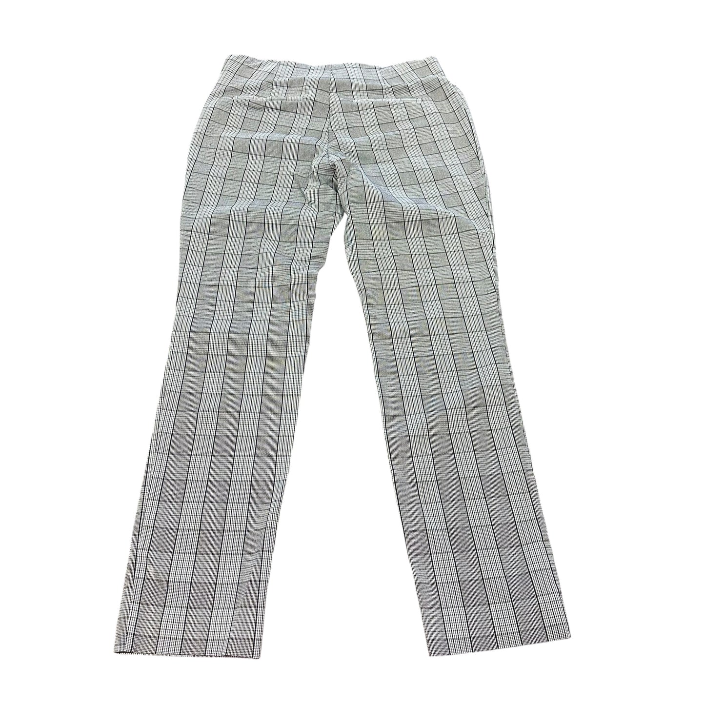 A NEW DAY PLAID PANTS SIDE ZIP 223 Sz 2