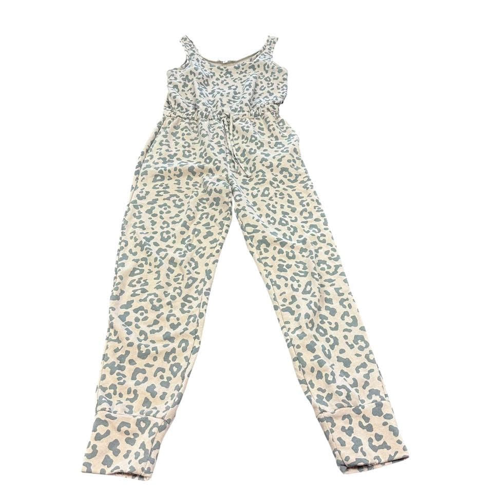 HIPPIE ROSE ANIMAL PRINT JUMPSUIT 27 SMALL