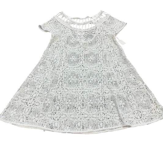 FREE PEOPLE WHITE LACE TUNIC 100 SMALL