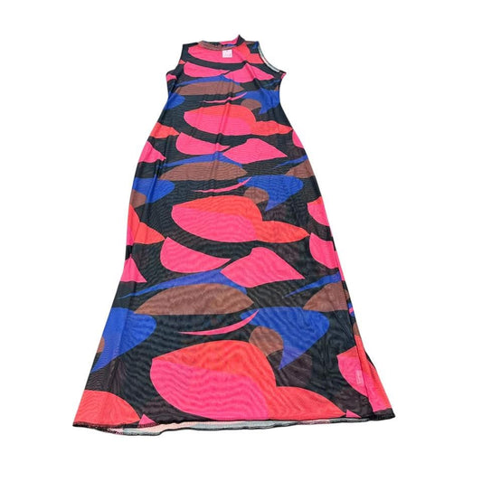 MESH MAXI COLORFUL DRESS 100 2XL