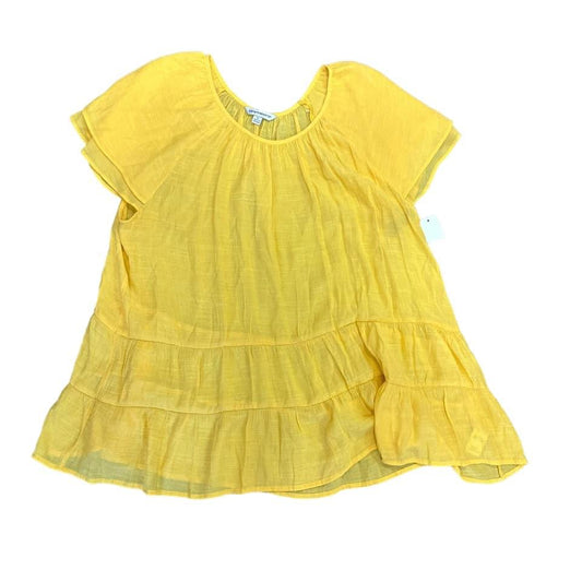 COUNTERPARTS YELLOW BLOUSE – 51 3X $12.99