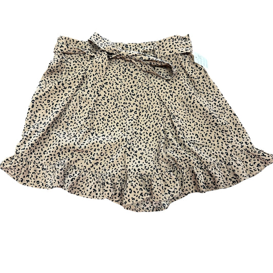 MITTOSHOP ANIMAL PRINT BELTED SHORTS 182 SMALL