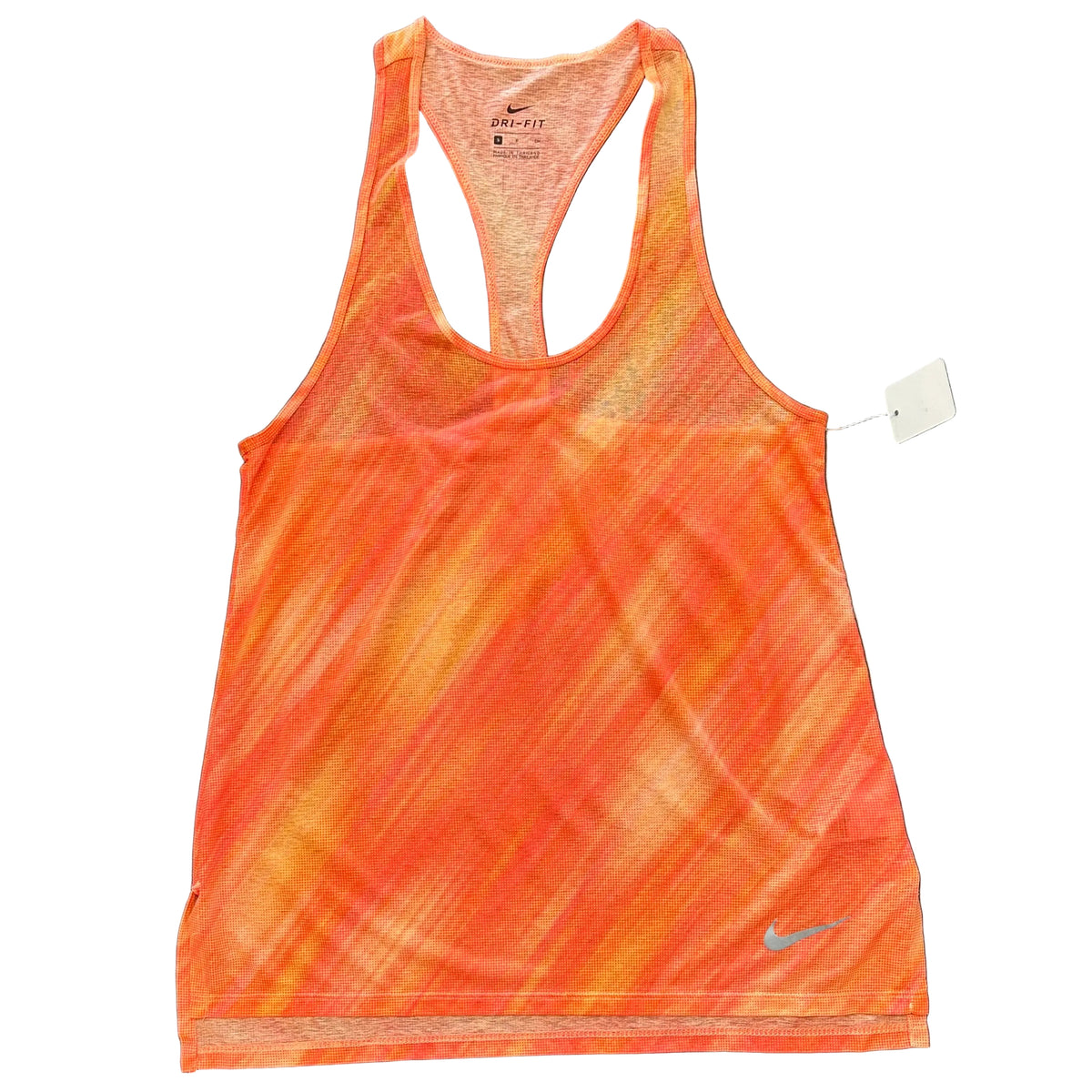 NIKE DRI FIT ORANGE TANK TOP 87 MEDIUM