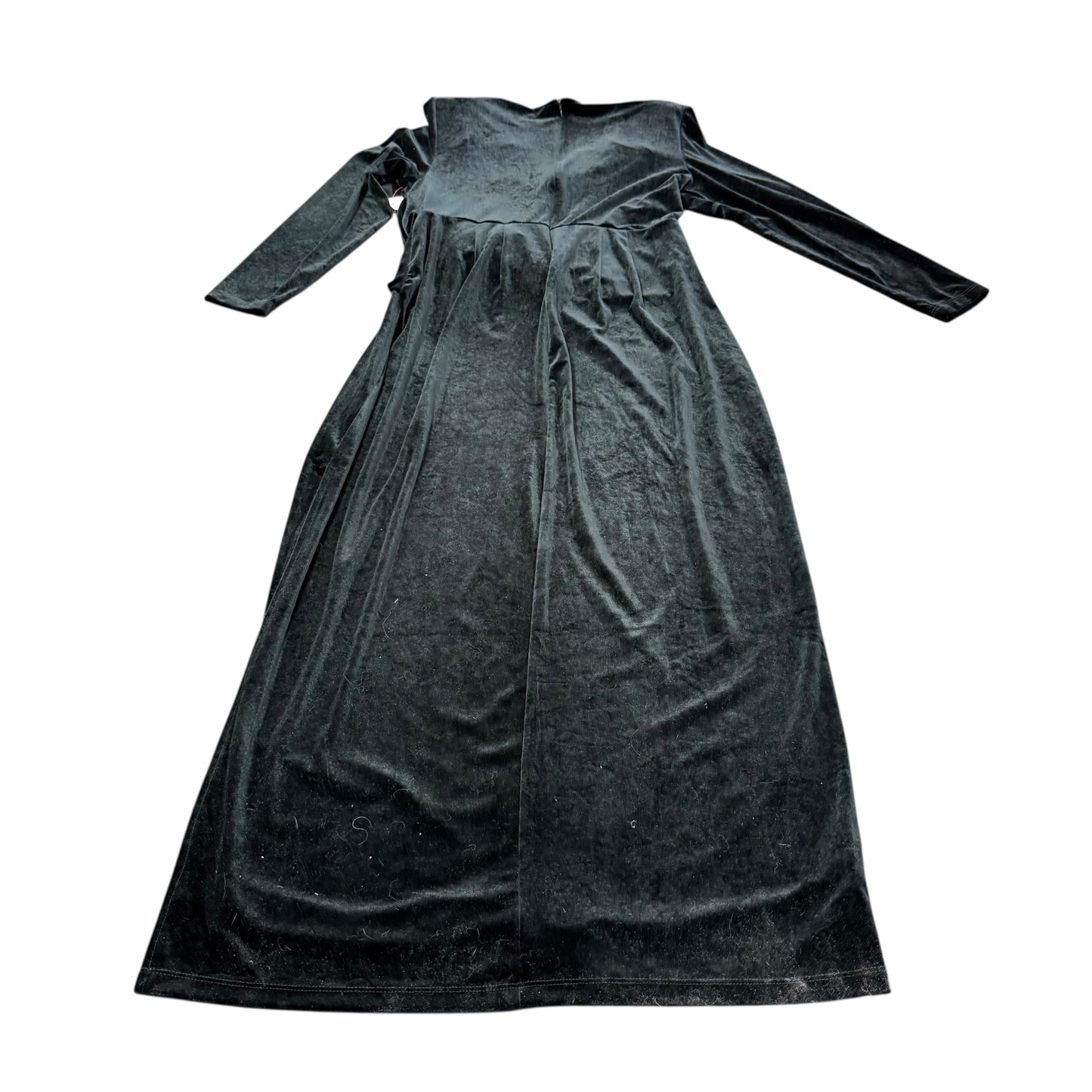 ELOQUII BLACK VELVET FULL LENGTH DRESS 56 SZ 18