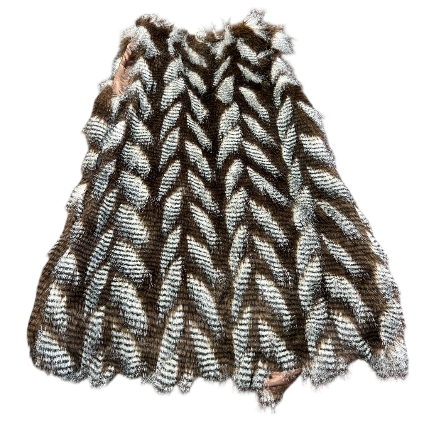 YAHADA FAUX FUR VEST 67 MEDIUM