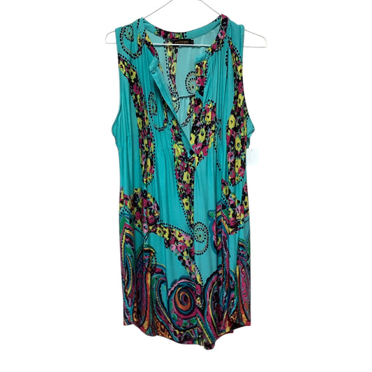 REBORN TURQUIOSE TANK DRESS - LARGE - 124