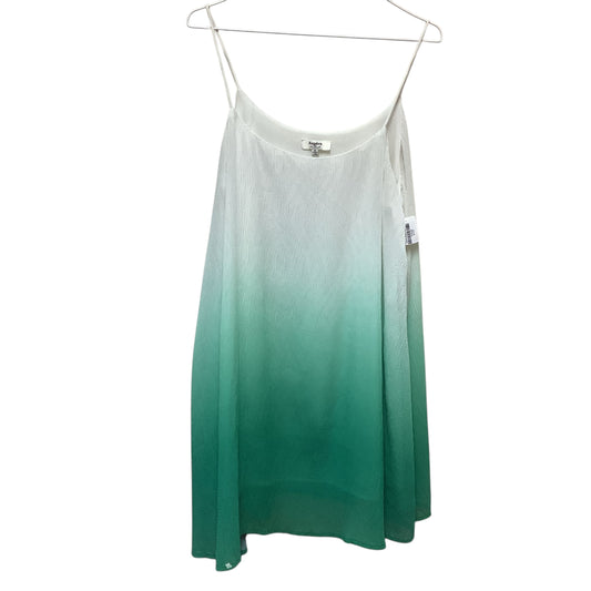 HAYDEN GREEN WHITE OMBRE DRESS - MEDIUM - 25