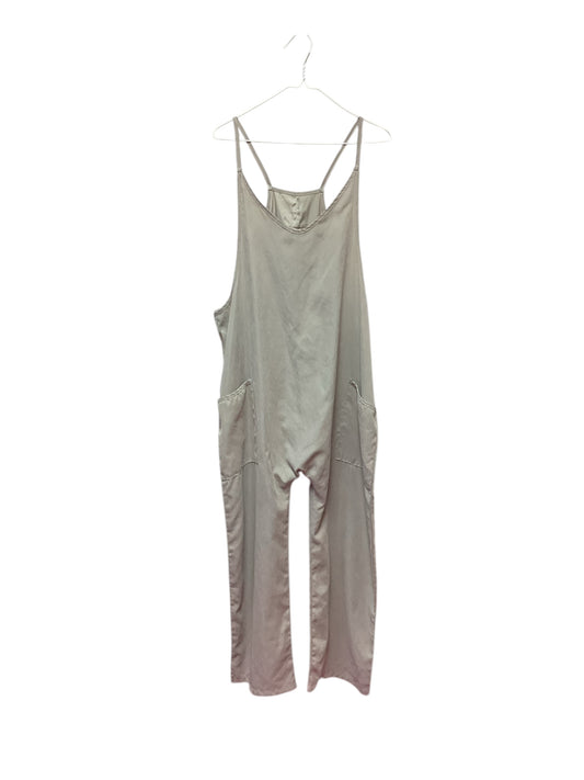 KHAKI OVERALL JUMPSUIT - LARGE - 198