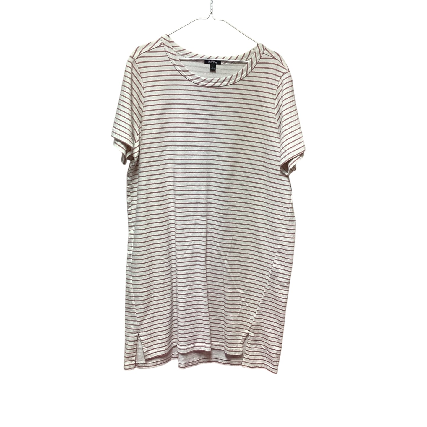 BUFFALO PINK WHITE STRIPED DRESS - XL - 152