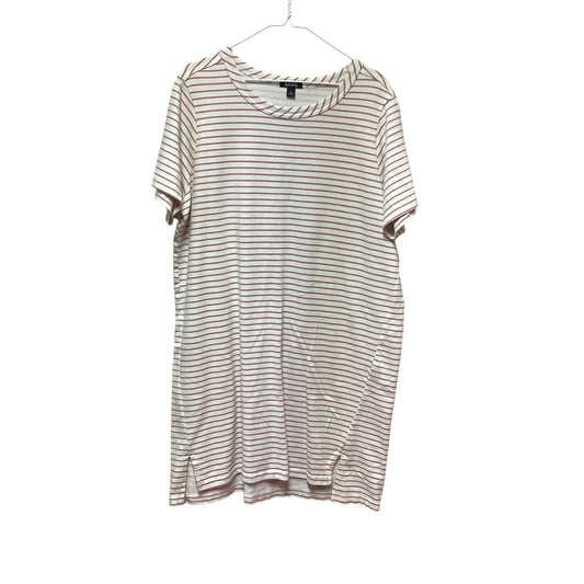 BUFFALO PINK WHITE STRIPED DRESS - XL - 152