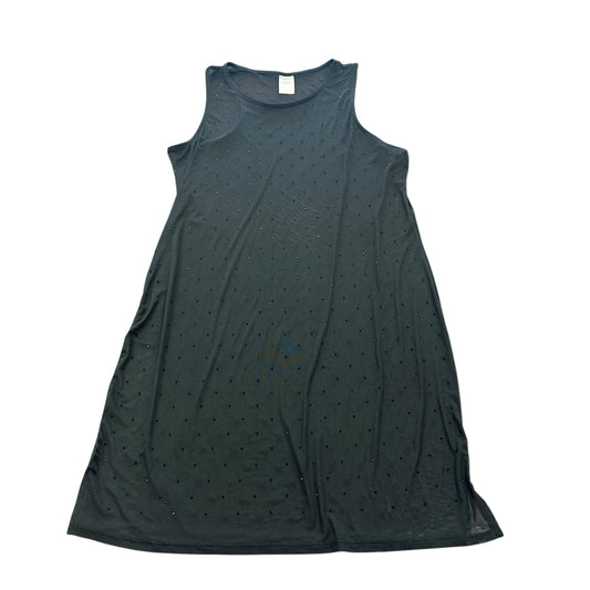 NOBO BLACK MESH DRESS / COVERUP STUDDED 100 MEDIUM