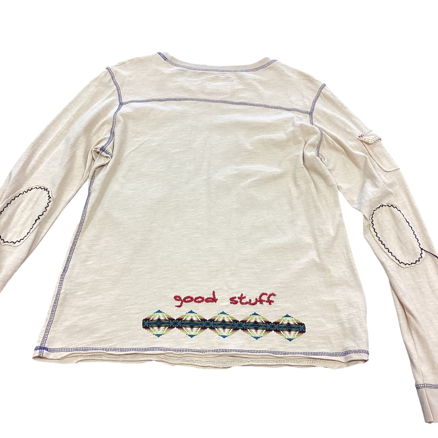 DOUBLE D RANCH YELLOW LONG SLEEVE EMBROIDERED TOP 100 XL