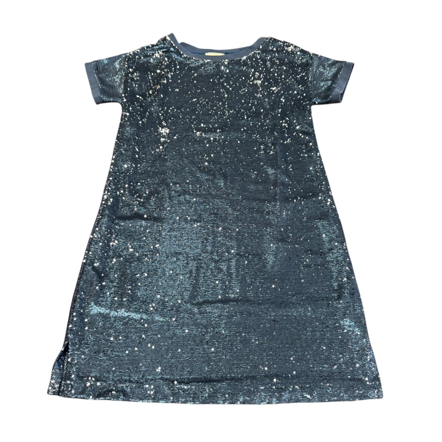 MOULINETE SOEURS ANTHROPOLOGIE NAVY BLUE SEQUINS DRESS 100 SMALL