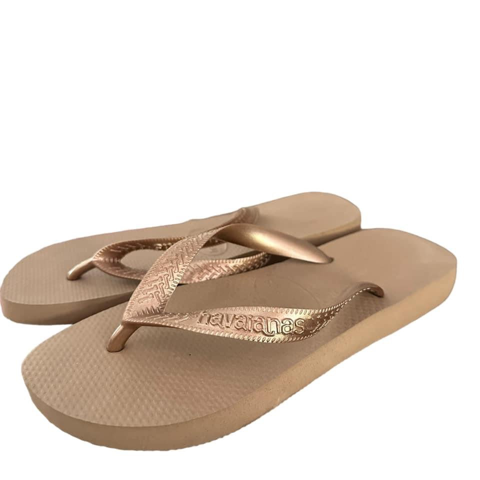 HAVAIANAS BRONZE SANDALS – 11 NEW SZ 9