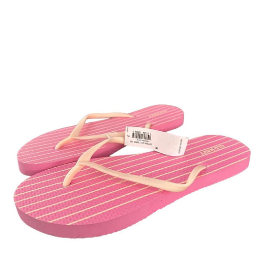 PINK STRIPED OLD NAVY SANDALS – 43 NWT SZ 8