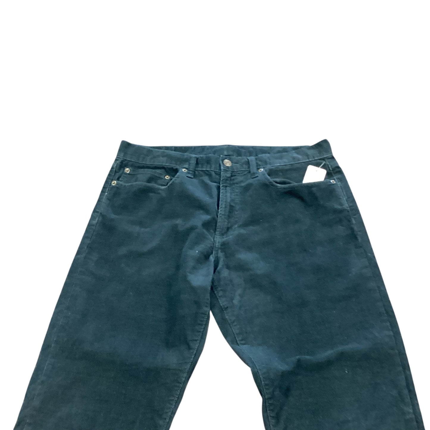 BLACK CORDUROY PANTS 232 Sz 34 x 34