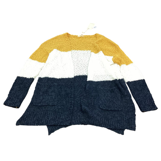 REBORN J COLORBLOCK POPCORN CARDIGAN 128 NWT 1X