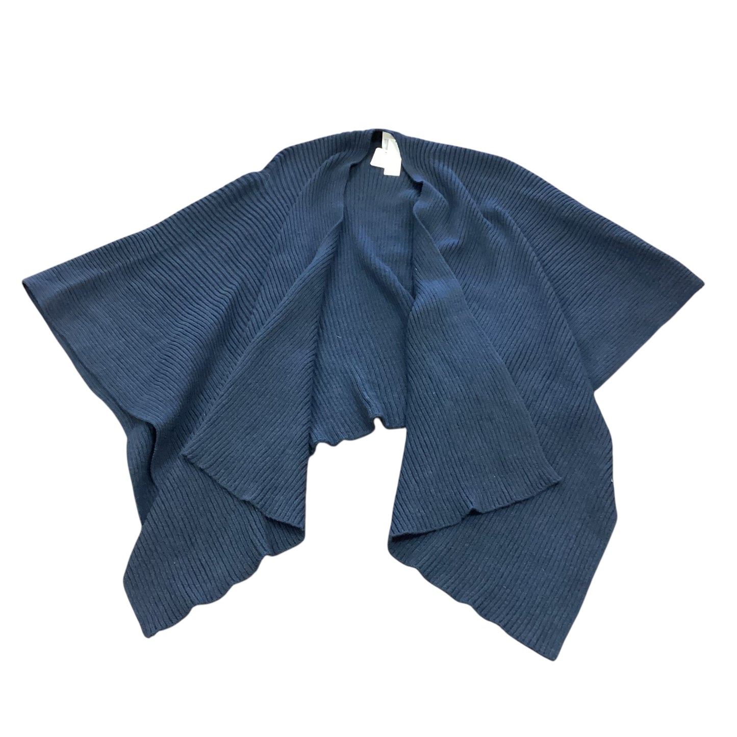 TIME & TRU NAVY SHAWL 57 NWT ONE SIZE