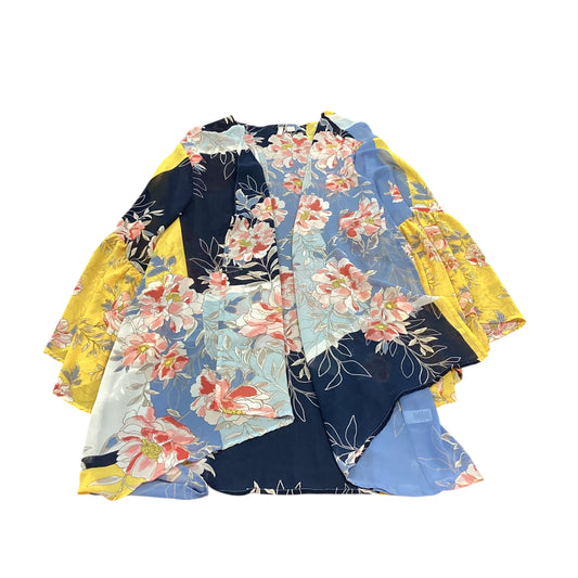 CATO FLORAL SEMI SHEER KIMONO 232 Sz 22/24