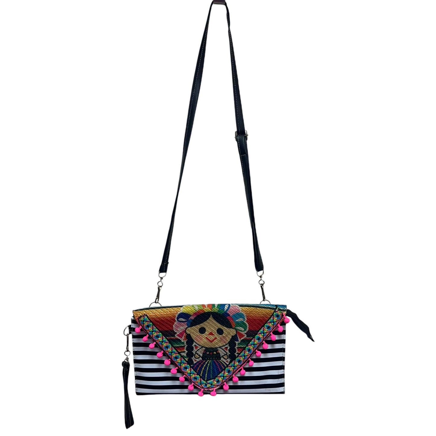 MEXICAN CROSSBODY NINA MUNECA CROSSBODY CLUTCH NWOT