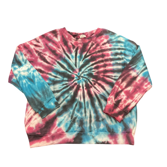 BLUE BUTTERCUP TIE DYE SWEATSHIRT 38 MEDIUM