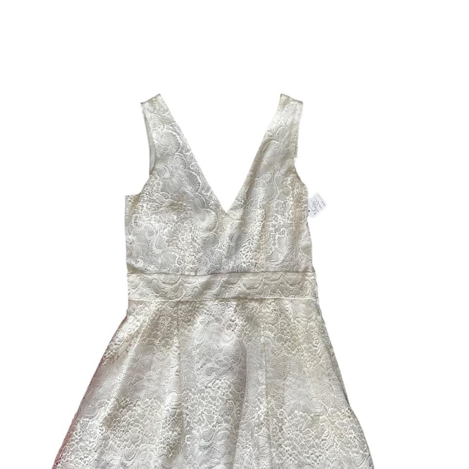 H&M WHITE LACE MAXI DRESS - 131  NWT $129.99 SZ 10