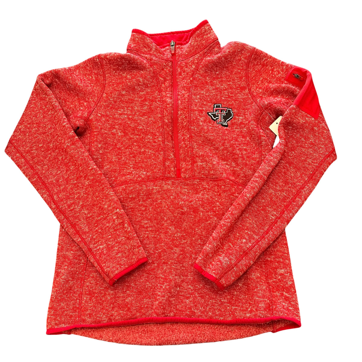 ANTIGUA RED HALF ZIP SWEATER 158 MEDIUM