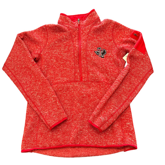 ANTIGUA RED HALF ZIP SWEATER 158 MEDIUM