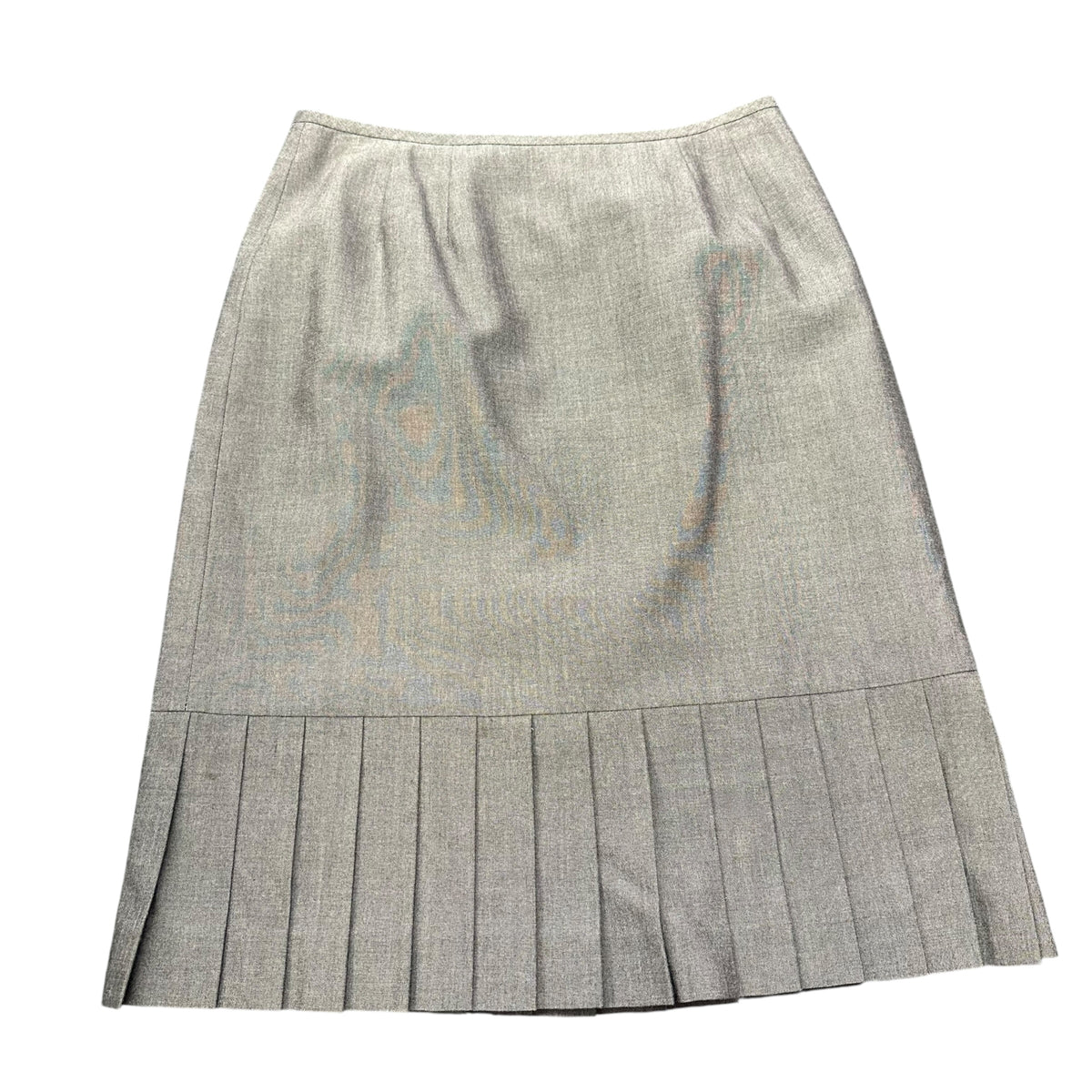 KASPER GRAY SKIRT SUIT SET BLAZER 100 SZ 2 PETITE