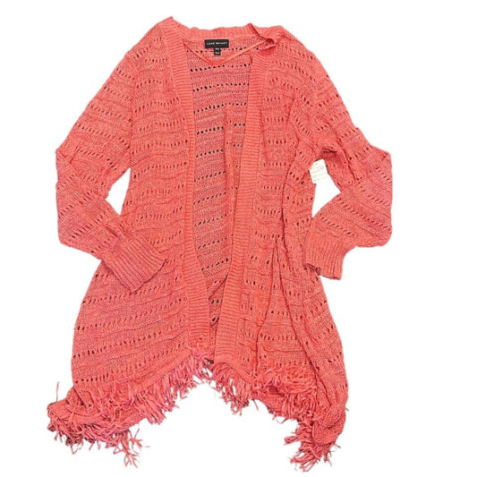 LANE BRYANT CORAL CARDIGAN  132 Sz 18/20