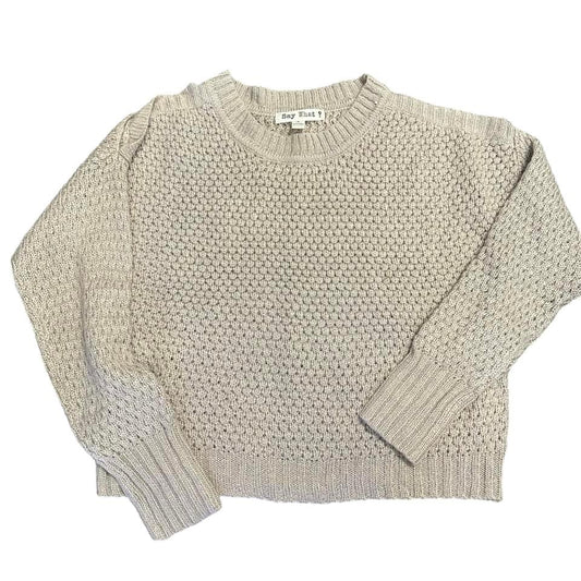 SAY WHAT SAND COLORED SWEATER 203  LARGE