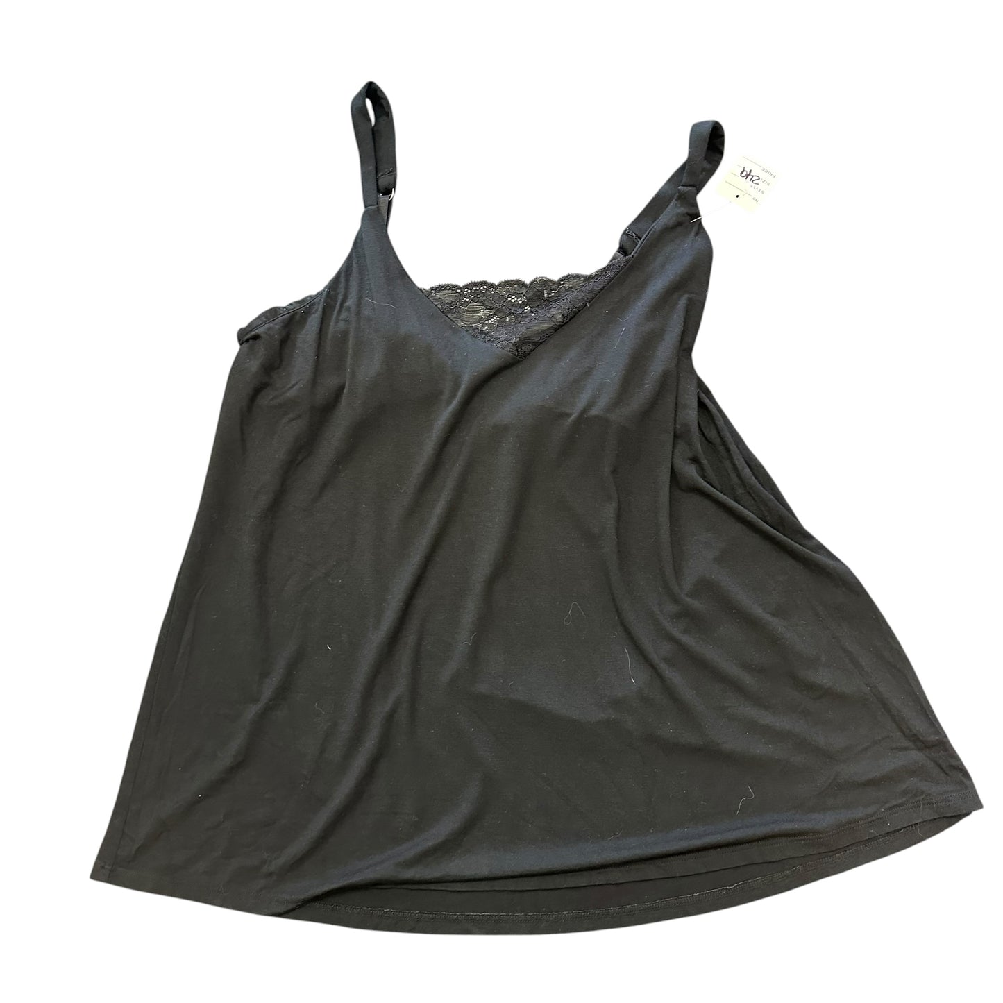 SOMA BLACK CAMISOLE ADJUSTABLE STRAPS 249 MEDIUM