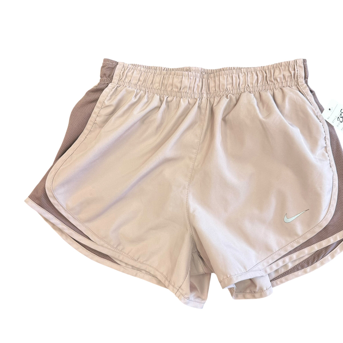 NIKE DRY FIT TEMPO SHORTS TOP BROWN LINER 285 SMALL