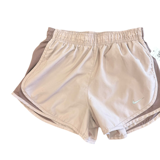 NIKE DRY FIT TEMPO SHORTS TOP BROWN LINER 285 SMALL